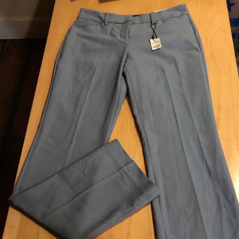 NWT Express Light Blue Barely Boot Low Rise Pants